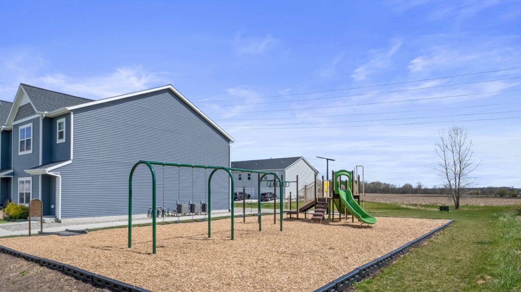 The playground on our property