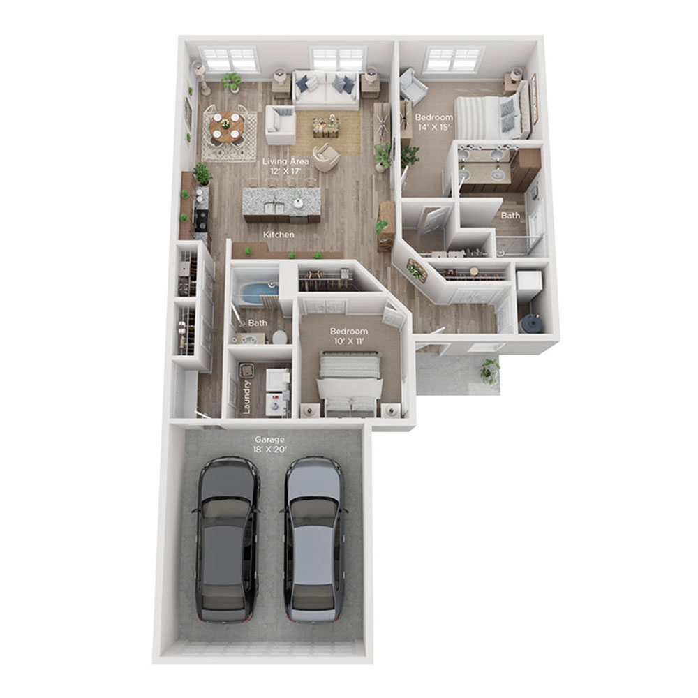 C floorplan