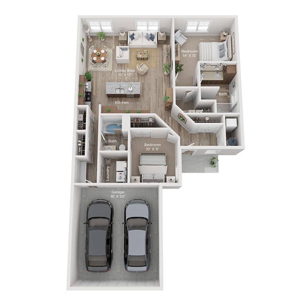 C floorplan